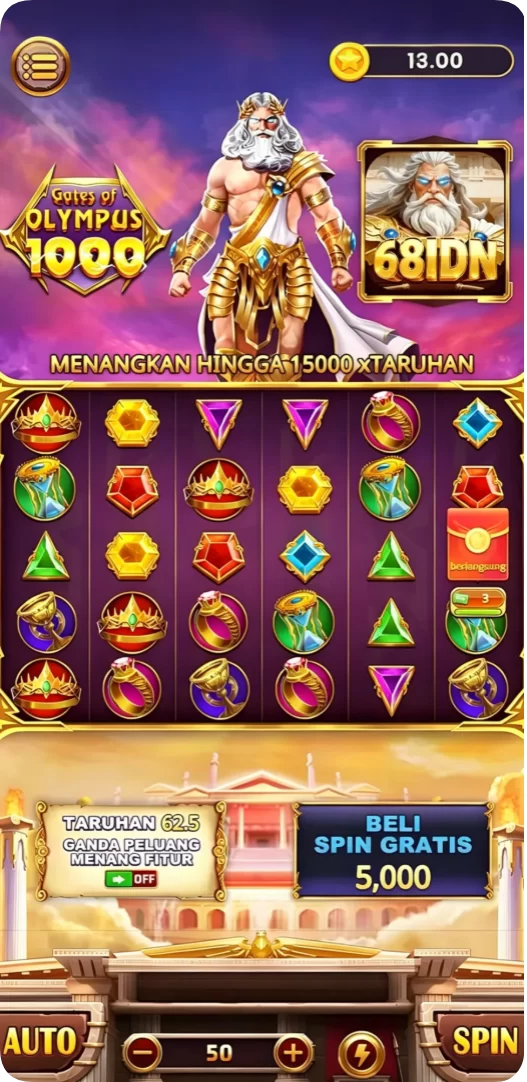 Tampilan utama aplikasi hinototo – Arcade Games 2026